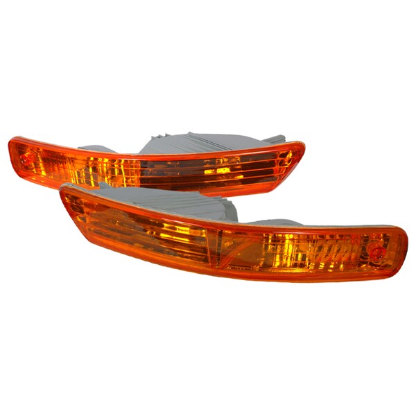 Spec-D Tuning 98-01 Acura Integra Bumper Lights Amber LB-INT98AM-RS - main